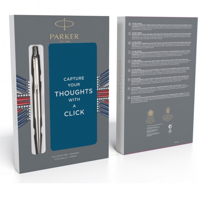 Набор PARKER: ручка PARKER JOTTER + блокнот 2061287 Набор PARKER: ручка PARKER JOTTER + блокнот 2061287
