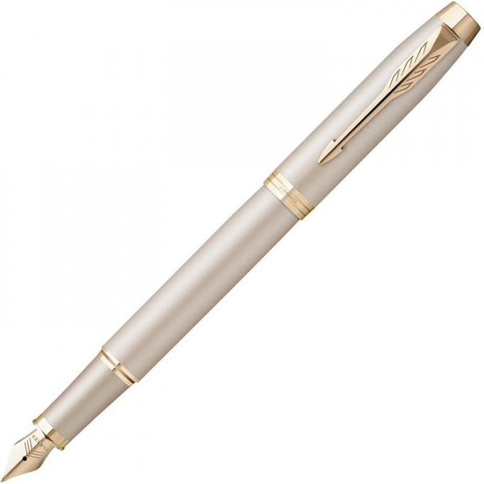 Перьевая ручка PARKER IM MONOCHROME CHAMPAGNE GT F 2172953 Перьевая ручка PARKER IM MONOCHROME CHAMPAGNE GT F 2172953