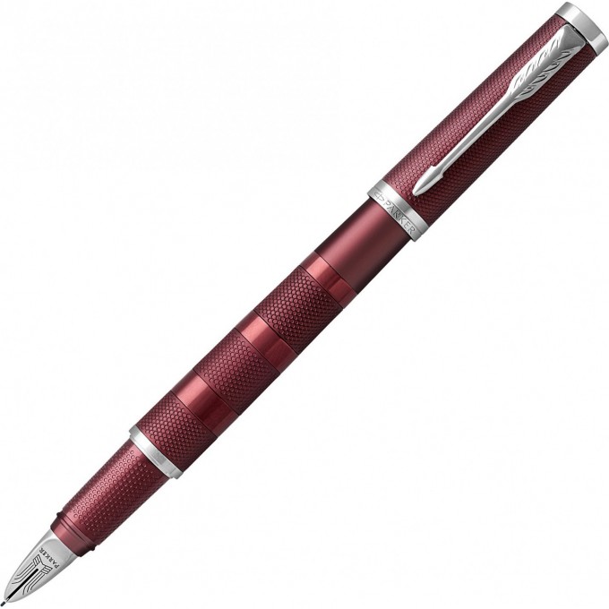 Ручка 5-й пишущий узел PARKER INGENUITY DELUXE DEEP RED PVD CT, F 1972233 Ручка 5-й пишущий узел PARKER INGENUITY DELUXE DEEP RED PVD CT, F 1972233