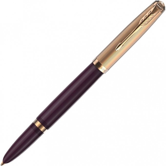 Ручка перьевая PARKER 51 PREMIUM Plum GT F золото 18K 2123516 Ручка перьевая PARKER 51 PREMIUM Plum GT F золото 18K 2123516