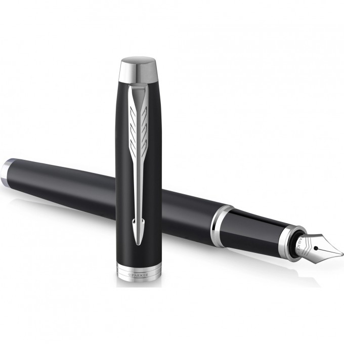Ручка перьевая PARKER IM ESSENTIAL F319 () Matte Black CT M сталь нержавеющая 2143638 Ручка перьевая PARKER IM ESSENTIAL F319 () Matte Black CT M сталь нержавеющая 2143638