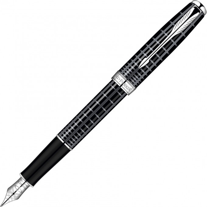 Ручка перьевая PARKER SONNET DARK GREY LAQUER CT, F S0912390 Ручка перьевая PARKER SONNET DARK GREY LAQUER CT, F S0912390