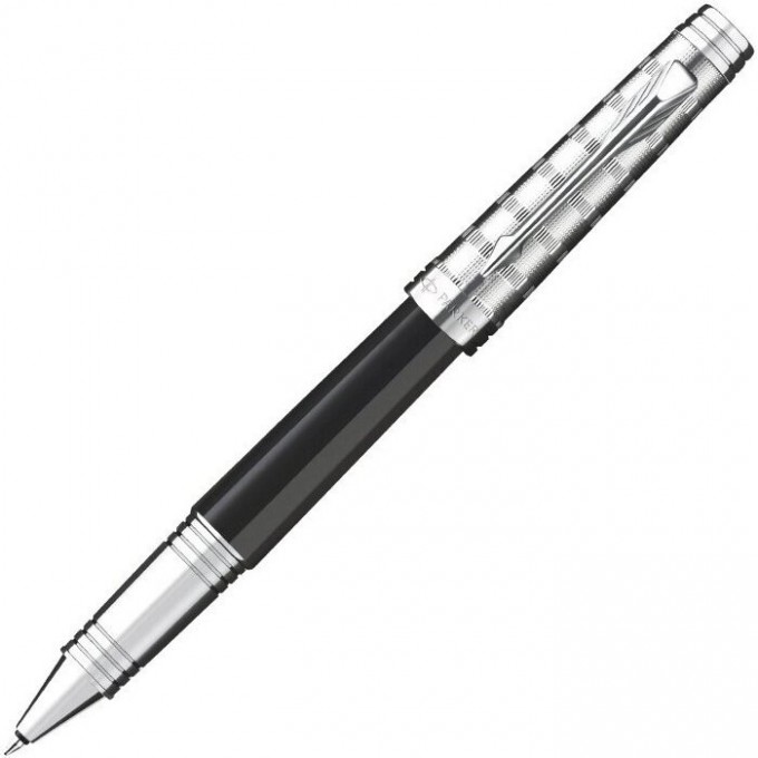 Ручка роллерная PARKER PREMIER CUSTOM TARTAN BLACK, F S0887910 Ручка роллерная PARKER PREMIER CUSTOM TARTAN BLACK, F S0887910