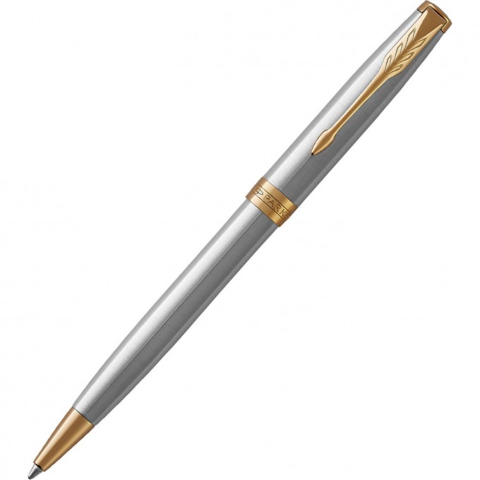 Шариковая ручка PARKER ESSENTIAL SONNET STAINLESS STEEL GT M RF1931507 Шариковая ручка PARKER ESSENTIAL SONNET STAINLESS STEEL GT M RF1931507